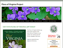 Tablet Screenshot of floraofvirginia.org